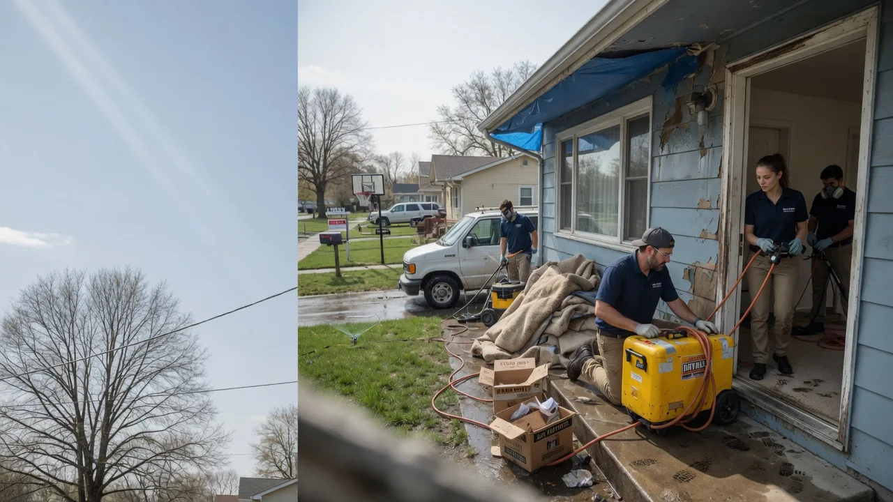 Basement Flood Cleanup in Foxworth, MS near me
